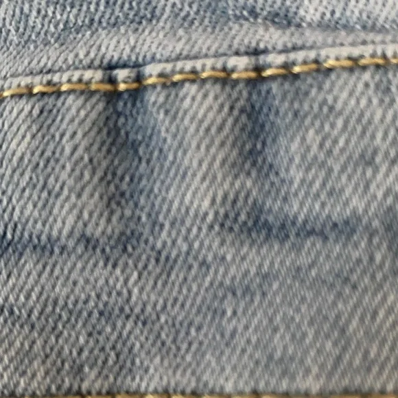 Avenue Light Blue Denim Jean Jacket - Picture 4 of 9